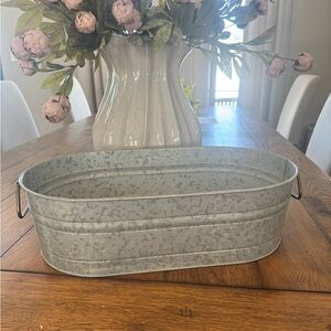 Better Homes And Gardens Galvanized Metal Oval Tray